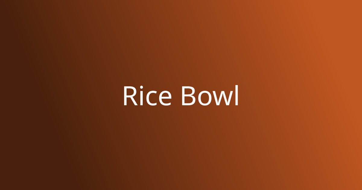 Best Chinese in Iselin, NJ | Rice Bowl | Order Online